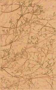 декор Церсанит Лирика Лоза 30x45 Оранж