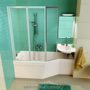 Ванна акриловая асимметричная угловая Ravak Be happy 150х75х61 R C151000000