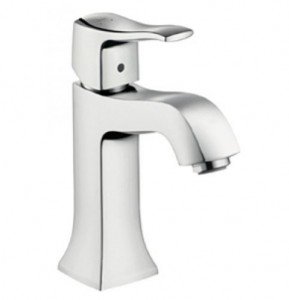 Змішувач для раковини одноважільний Hansgrohe колекція Metris Classic сатин 31077820