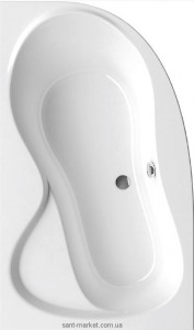 Ванна акриловая угловая асимметричная Ravak коллекция Rosa 95 150х95х47 L C551000000