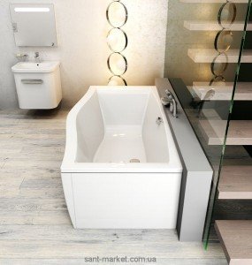 Ванна акрилова прямокутна Ravak колекція Magnolia 180х75х46 C601000000