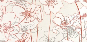 Опочно Инфинита крем цветок А декор 29x59 3