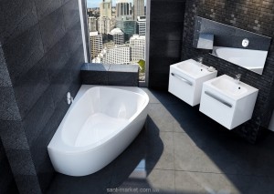 Ванна акриловая угловая Ravak коллекция LoveStory II PU Plus 139х196х47 R C781000000