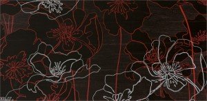 Опочно Инфинита бронза квітка А декор 29x59 3