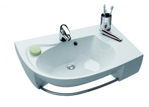 Раковина для ванної підвісна Ravak колекція Rosa Comfort Plus біла XJ0P1100000