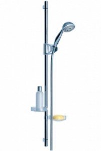 Душовий гарнітур зі штангою Hansgrohe колекція Mistral / Unica'D з мильницею хром 27990000