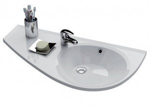 Раковина для ванной подвесная Ravak коллекция Avocado L белая XJ1L1100000