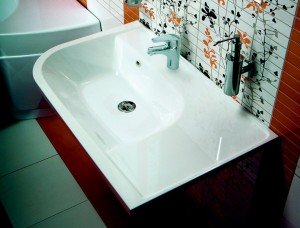 Раковина для ванной подвесная Ravak коллекция Praktik U белая XJ5P1100000