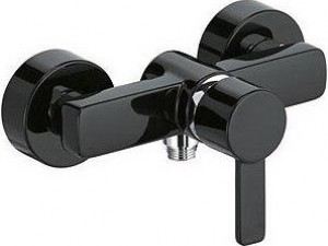 Змішувач для душу настінний змішувач Kludi коллекци Zenta чорний 388708675