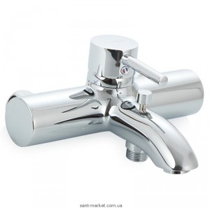 Смеситель однорычажный для ванны с коротким изливом Kludi коллекция Bozz хром 386910576