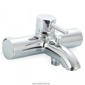 Змішувач одинважільний для ванни з коротким виливом Kludi колекція Bozz хром 386910576