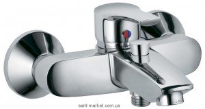 Смеситель однорычажный для ванны с коротким изливом Kludi коллекция Tercio хром 386840575