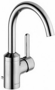 Смеситель для раковины однорычажный с донным клапаном высокий Kludi Bingo Star хром 420230575