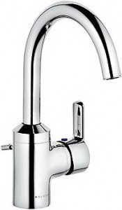 Змішувач для раковини одноважеля з донним клапаном високий Kludi колекція Almera хром 420230581