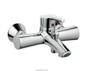 Змішувач одинважільний для ванни з коротким виливом Kludi колекція Kido хром 394450575