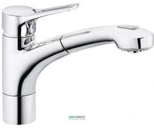 Змішувач для кухні з висувним душем Kludi MX змішувач 399410562