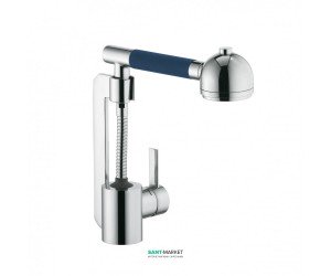 Смеситель для кухни с выдвижной лейкой Kludi Zip однорычажный 42101Z175