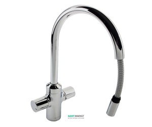 Смеситель для кухни с выдвижной лейкой Kludi Bingo Star однорычажный 428870532