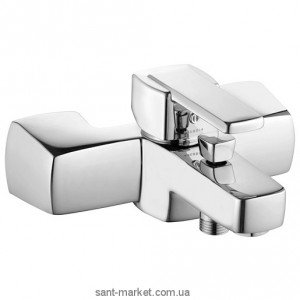 Змішувач одинважільний для ванни з коротким виливом Kludi колекція Q-Beo хром 504430575