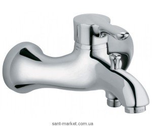 Змішувач одинважільний для ванни з коротким виливом Kludi колекція Amphora хром 544430575