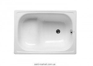 Ванна стальная встраиваемая Roca Contesa прямоугольная 100х70 с сиденьем и с ножками A213100001