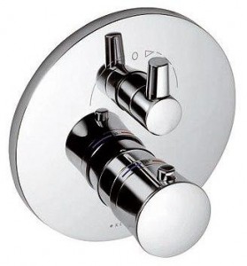 Змішувач з термостатом прихований (вбудований) Kludi колекція Amphora хром 548200520