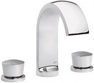 Змішувач для раковини двухвентильний з донним клапаном каскадний Kludi Joop! хром 551430575