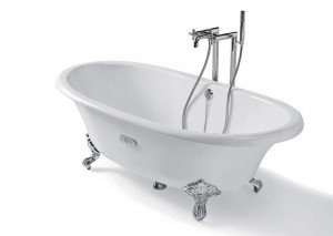 ROCA NEWCAST Овальний чавунна ванна 170 * 85 біла 233650007