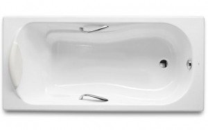 ROCA HAITI 2000 Прямокутна чавунна ванна з ручками 170 * 80 23277000R-B