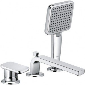 Смеситель однорычажный на борт ванны с душем Kludi коллекция Esprit хром 564470540