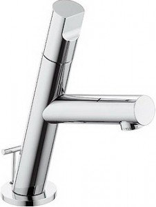 Змішувач для раковини одноважеля з донним клапаном Kludi колекція New Waves хром 570230575