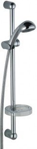 Душовий гарнітур зі штангою Kludi колекція Sirena з мильницею хром 6213105-00