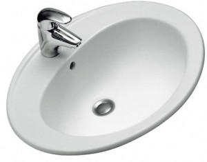 Раковина для ванной встраиваемая KOLO коллекция Nova белая 21856000