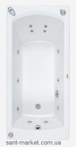 Ванна акриловая прямоугольная PoolSpa коллекция Linea 170х70х61 PWPNP..ZN000000 + ножки