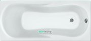 	Ванна акриловая прямоугольная PoolSpa коллекция Muza 160х70 с ножками белый PWPD610ZN000000