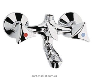 Змішувач двохвентильний для ванни з коротким виливом Grohe колекція Arabesk хром 25158