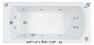 Ванна акриловая прямоугольная PoolSpa коллекция Linea 170х75х61 PWPJB..ZN000000 + ножки