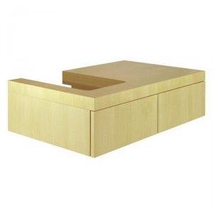 Висувною шафа для L-образної тумби Kludi Esprit правий 40х50х18 клен 56S0863R