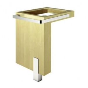 Тумба под раковину Kludi Esprit L-образная подвесная открытая 50х50х66 клен 56LS563