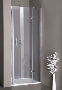 Душевая дверь в нишу Huppe Aura elegance стеклянная распашная 100х190 400103092322