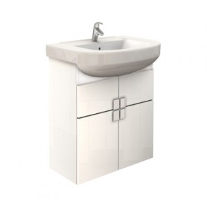 Тумба под раковину Kolo Primo подвесная 50х34х85 белый глянец 89107000