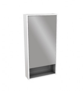 Kolo OVUM/EGO by Antonio Citterio шкафчик с зеркалом 45 x 90 x 13 5 см  белый глянец 88333000