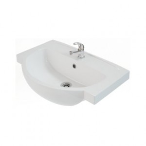 Раковина для ванної на тумбу умивальник-стільниця KOLO колекція Freja біла L71965000