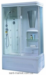 Гідробокс в лівий кут Appollo TS-41W L 120х80х220 з високим піддоном