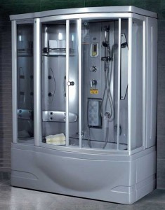 Паровий гидробокс прямокутний Appollo Guci - 869 175х94х220 з ванною