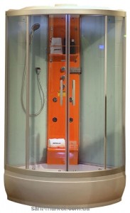 Паровий гидробокс кутовий Appollo А-8023 99х99х218 чверть кола