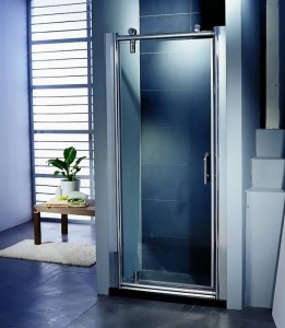 Душові двері в нішу Appollo скляна орні 100х187 TS-0509D-A