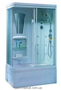 Гідробокс в правий кут Appollo TS-41W R 120х80х220 з високим піддоном