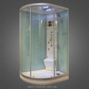 Гідробокс в правий кут Appollo TS-8020 120х80х218 з низьким піддоном