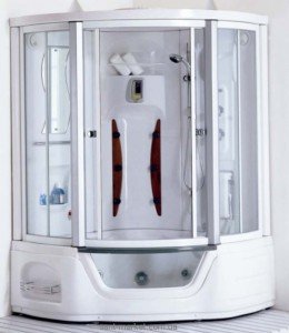 Гидробокс угловой Appollo TS-0819 135х135х221 с ванной